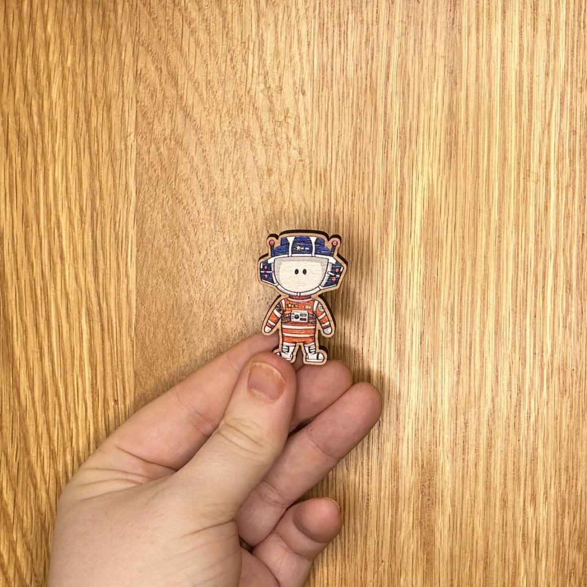 Astronaut - Wooden Pin