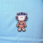 Astronaut - Wooden Pin