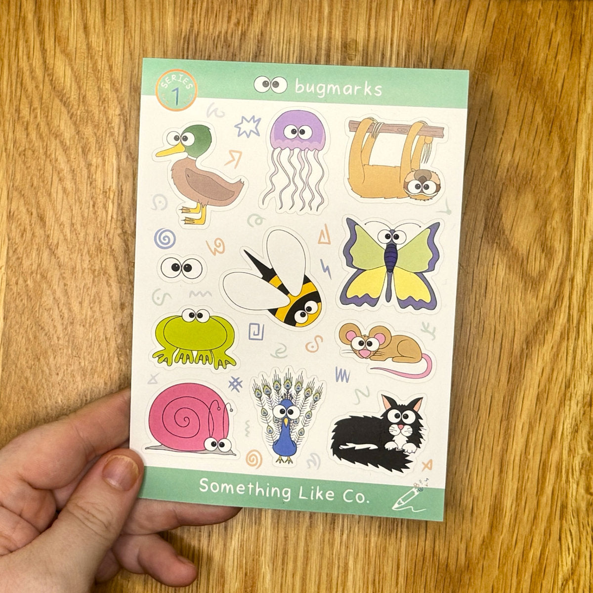 Bugmarks Sticker Sheet