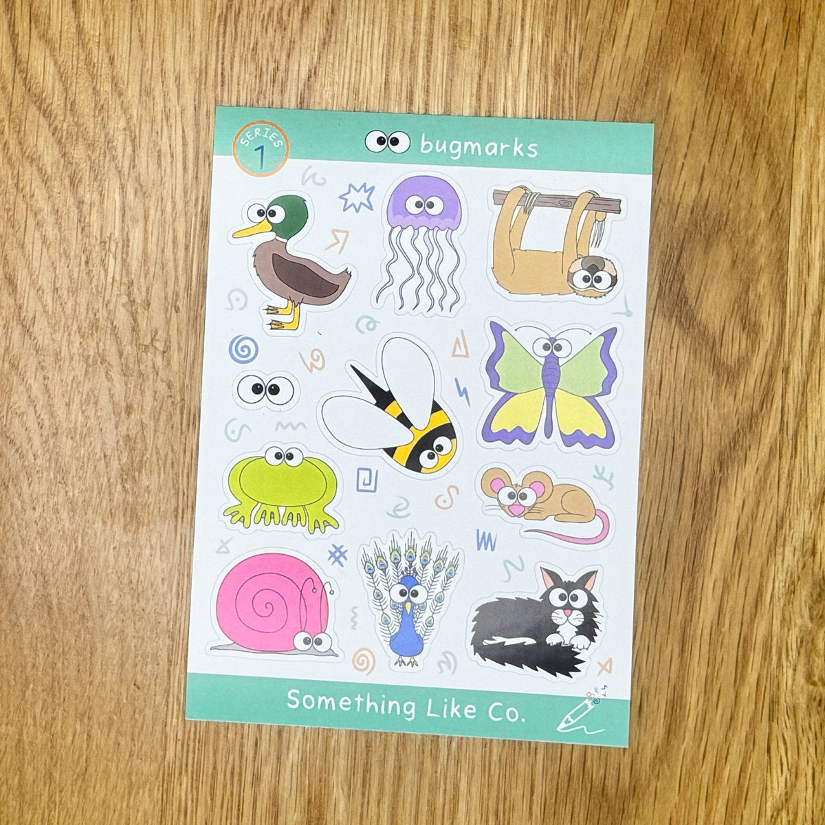 Bugmarks Sticker Sheet