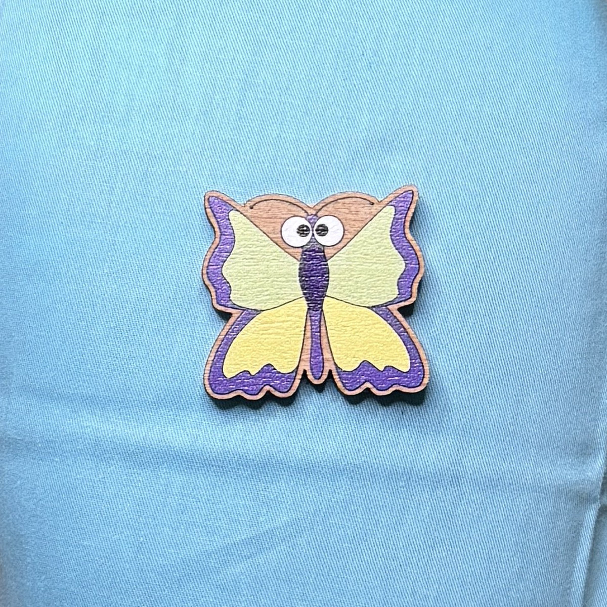 Butterfly - Wooden Pin