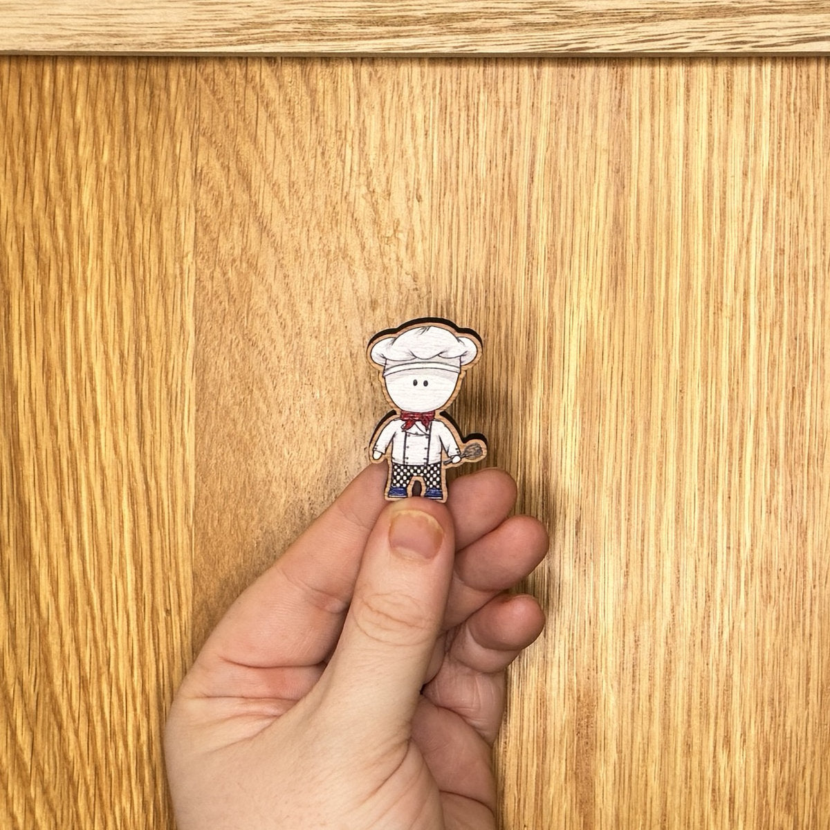 Chef - Wooden Pin