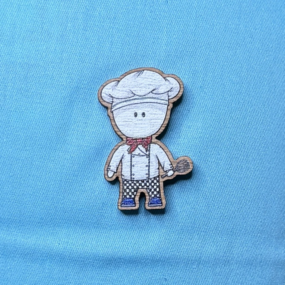 Chef - Wooden Pin