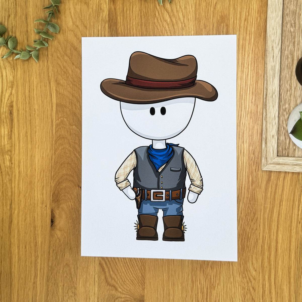 Cowboy - Art Print