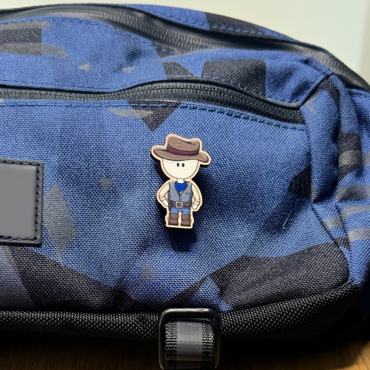 Cowboy - Wooden Pin