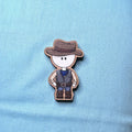 Cowboy - Wooden Pin