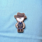 Cowboy - Wooden Pin