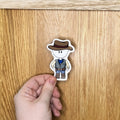 Cowboy - Die Cut Sticker