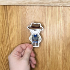 Cowboy - Die Cut Sticker