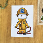 Firefighter - Art Print