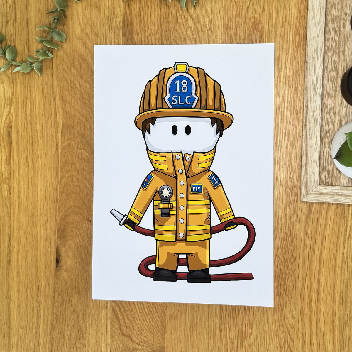 Firefighter - Art Print