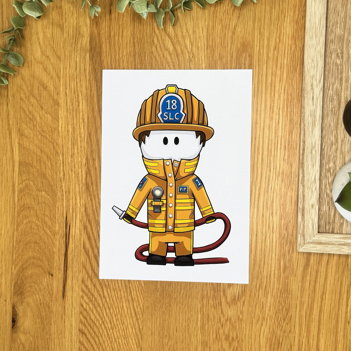 Firefighter - Art Print