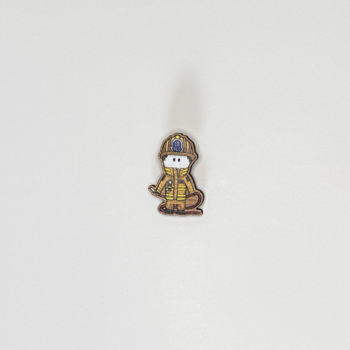 Firefighter - Wooden Pin