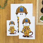 Firefighter - Art Print