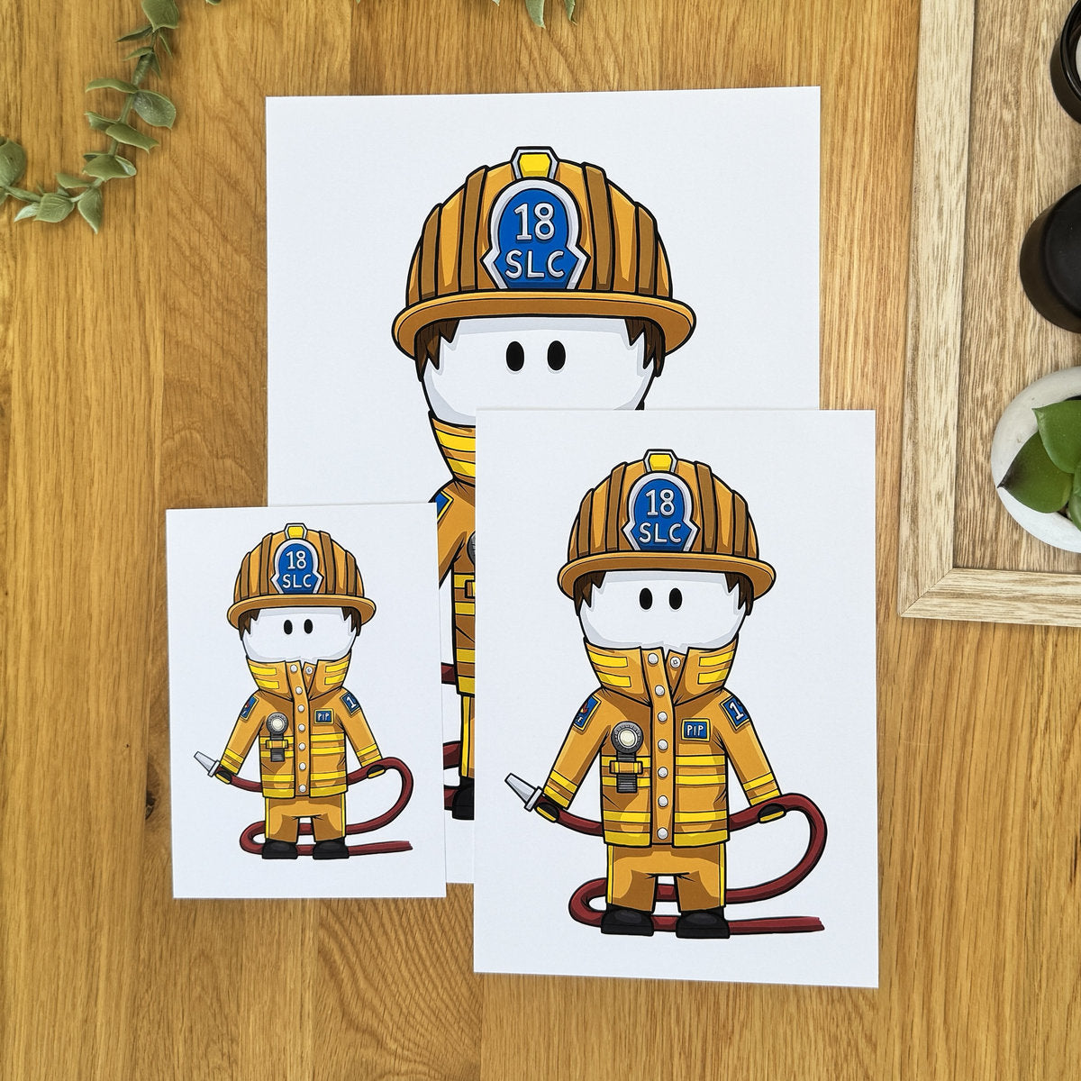 Firefighter - Art Print