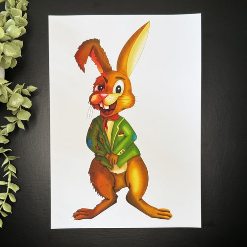 Fractured Rabbit - Art Print