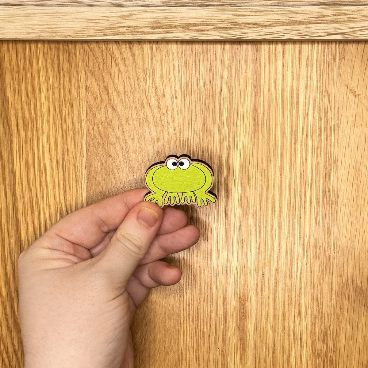 Frog - Wooden Pin
