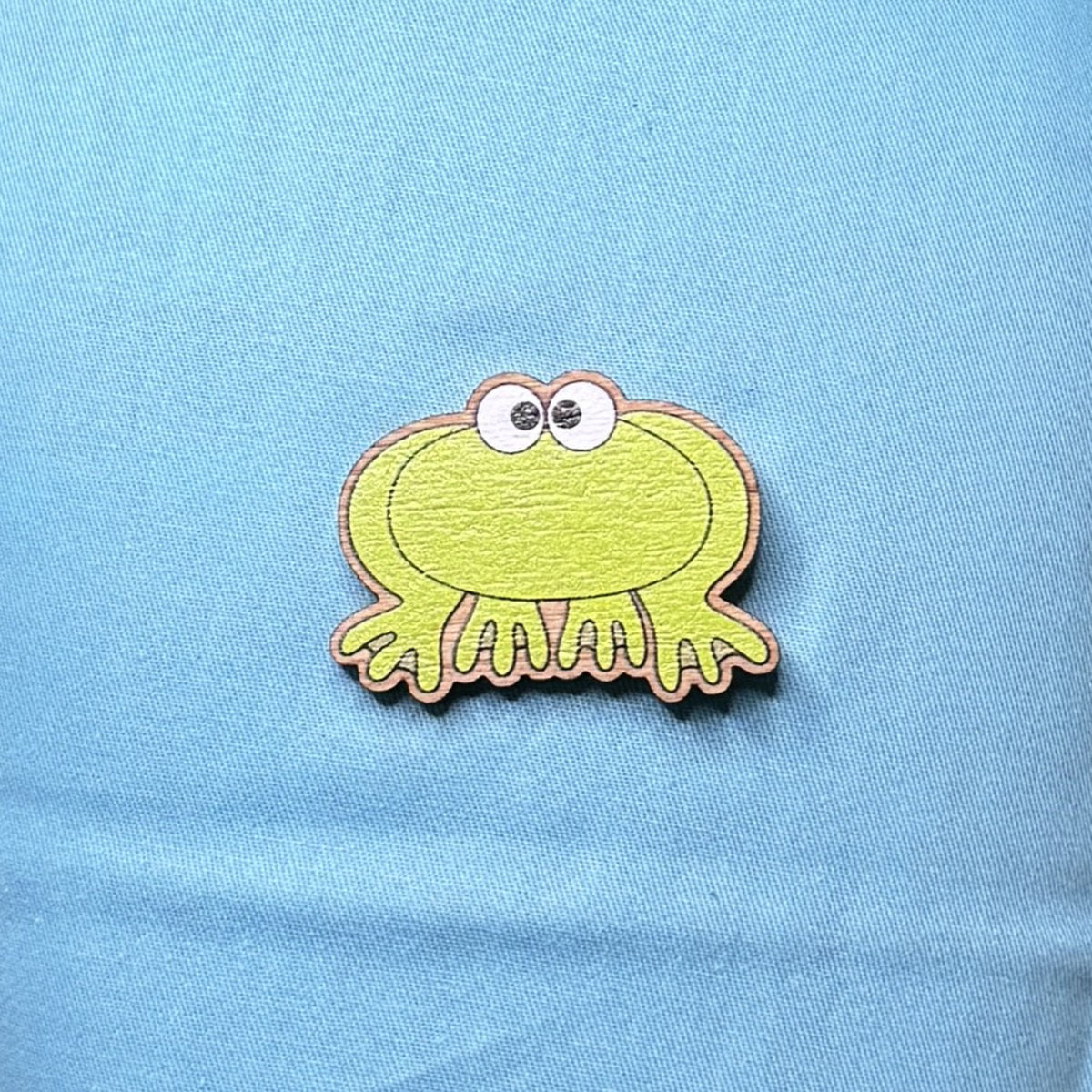 Frog - Wooden Pin