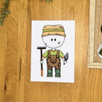 Gardener - Art Print
