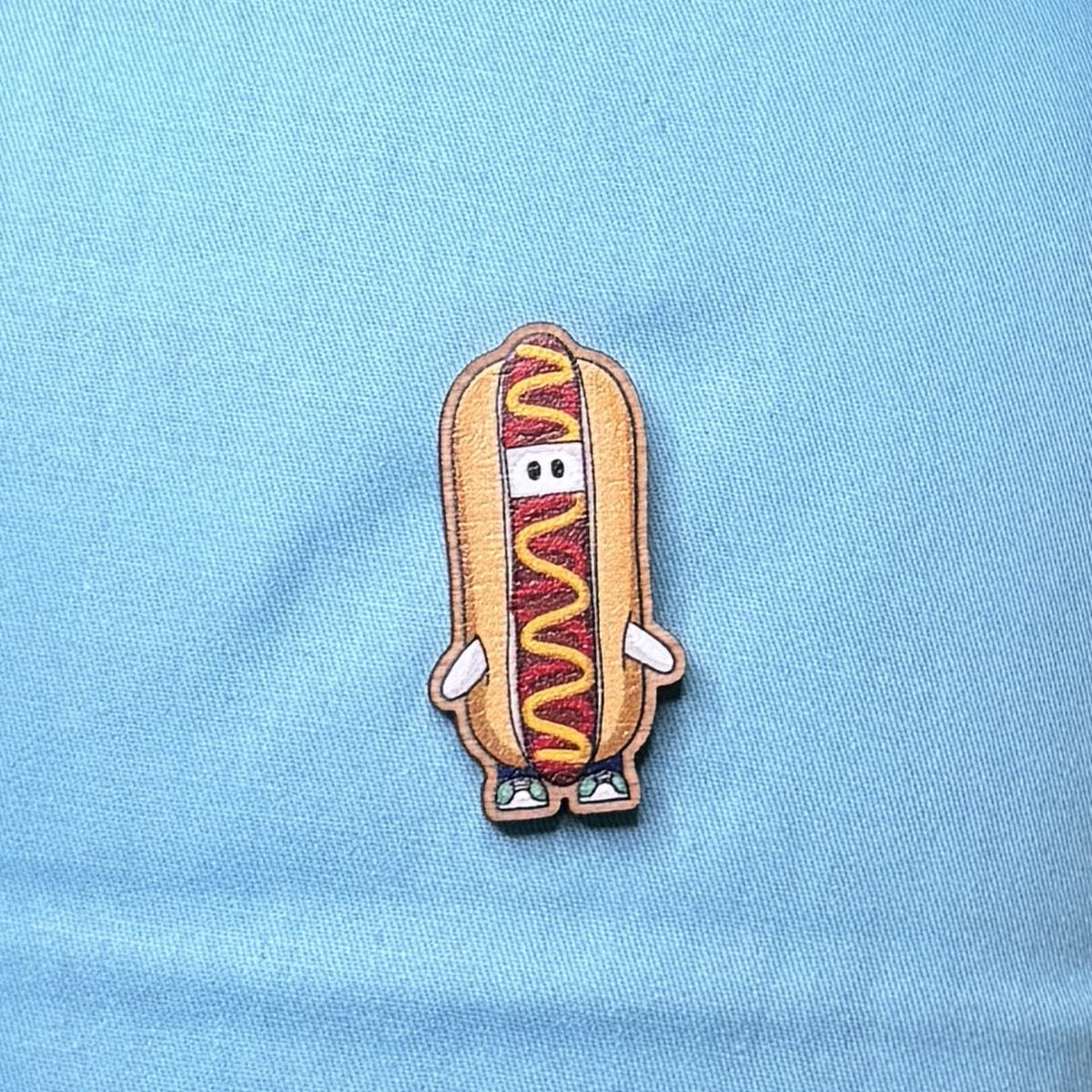 Hotdog - Wooden Pin