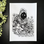 Hugo (In Blooms) - Art Print