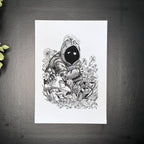 Hugo (In Blooms) - Art Print