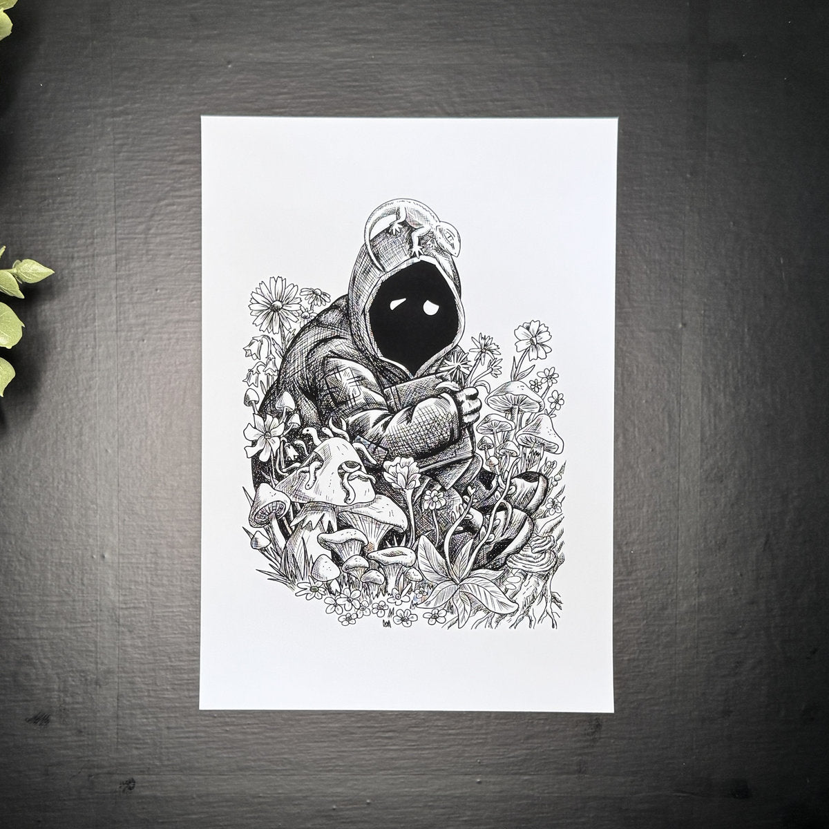 Hugo (In Blooms) - Art Print