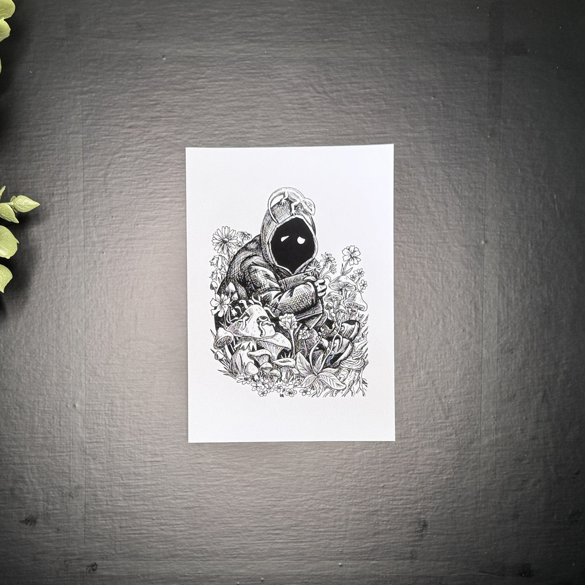 Hugo (In Blooms) - Art Print