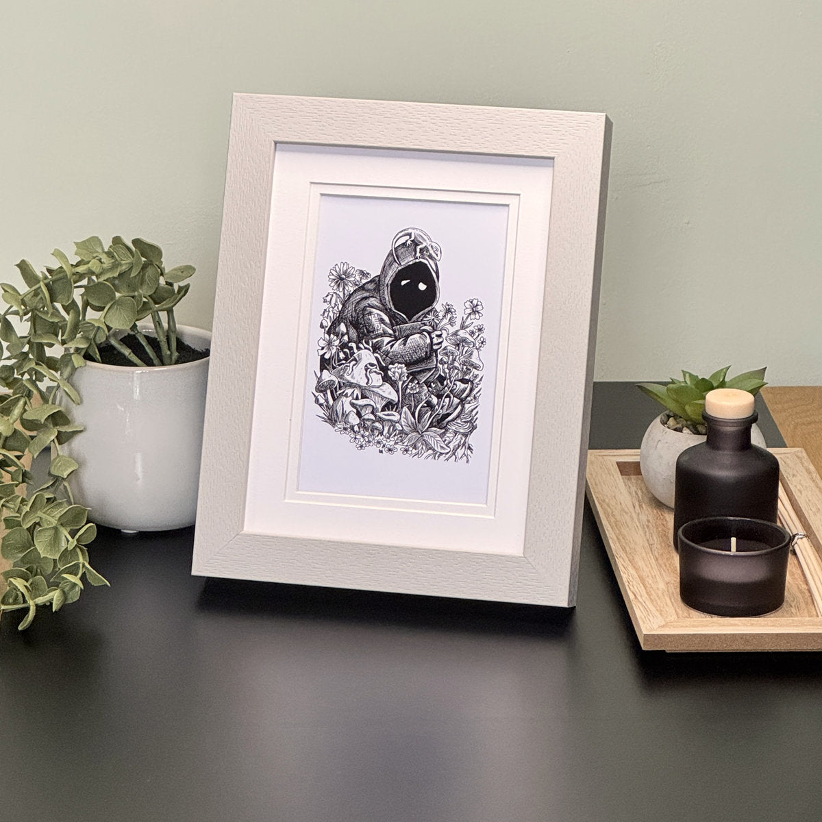 Hugo (In Blooms) - Art Print