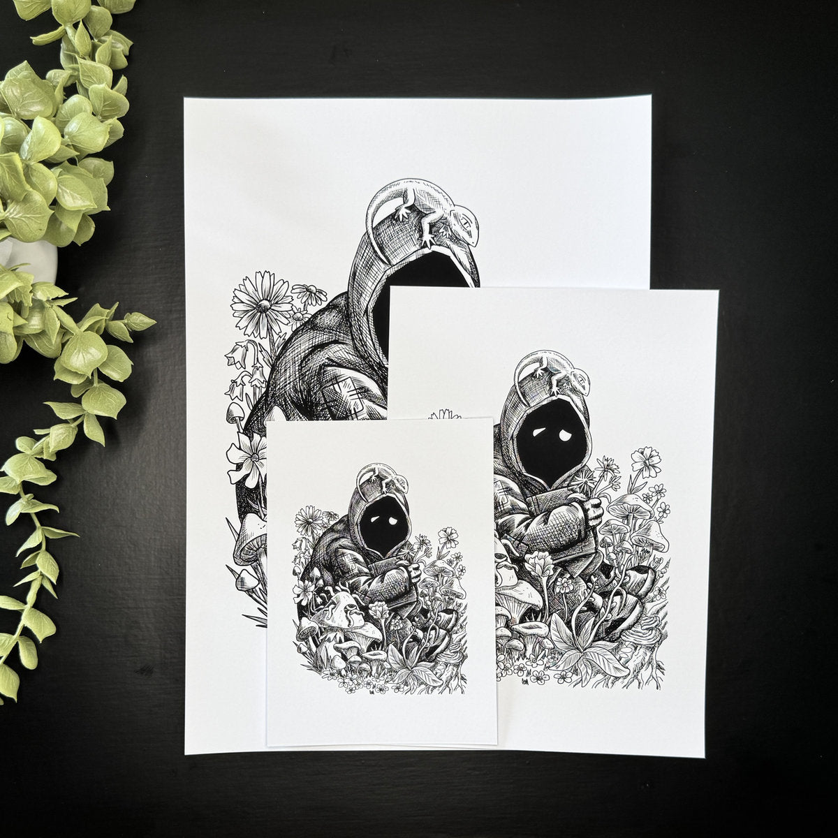Hugo (In Blooms) - Art Print