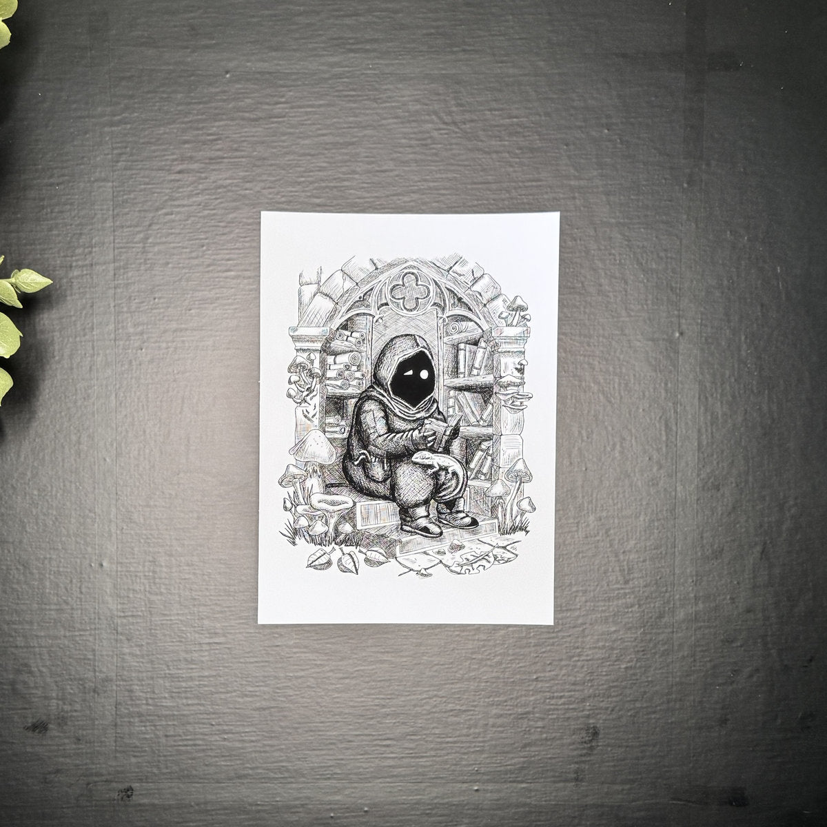 Hugo (The Book Worms) - Art Print