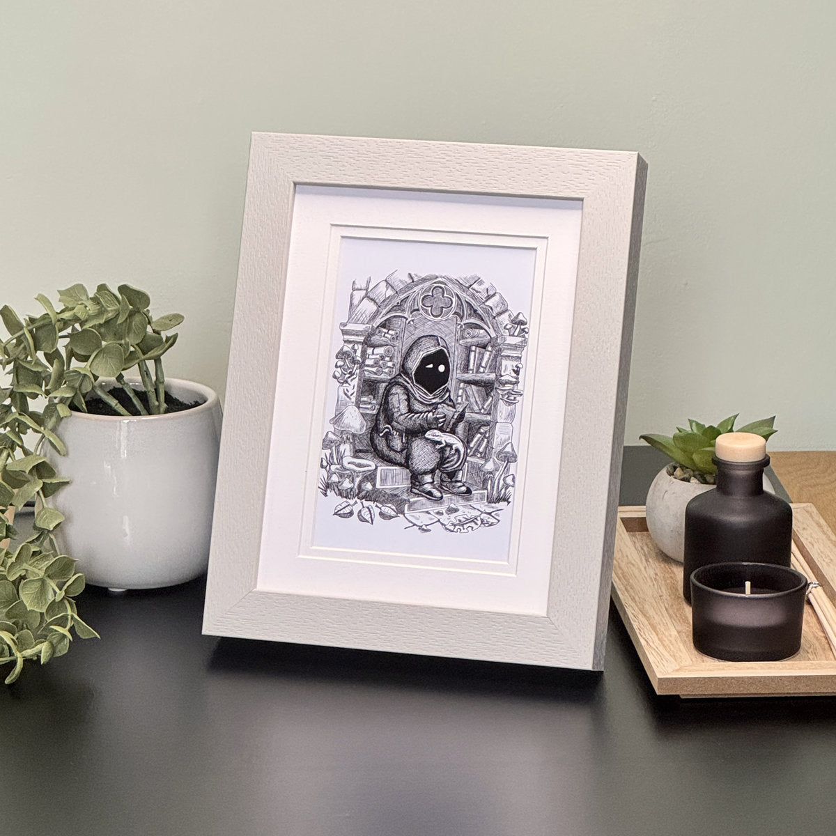 Hugo (The Book Worms) - Art Print