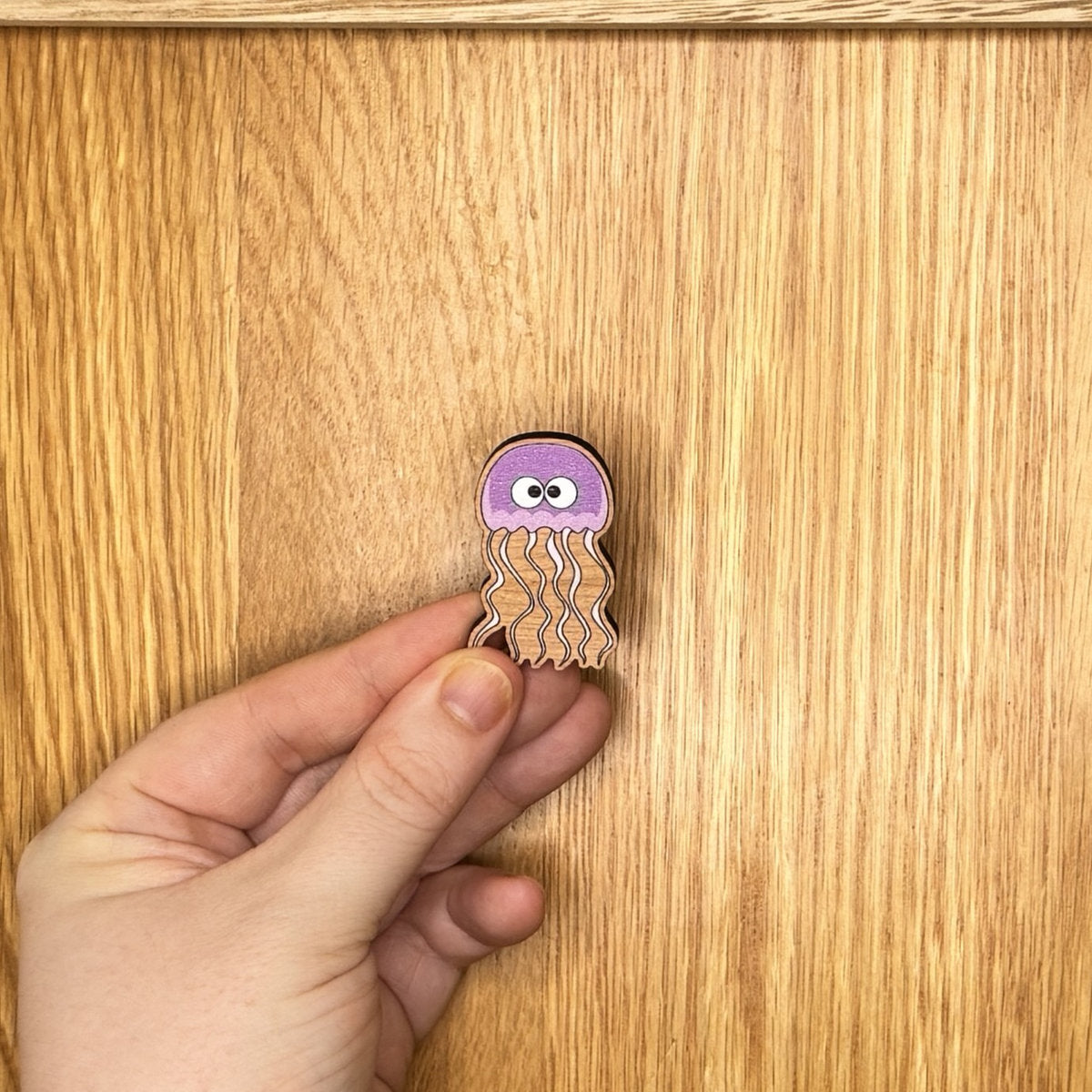 Jellyfish - Wooden Pin