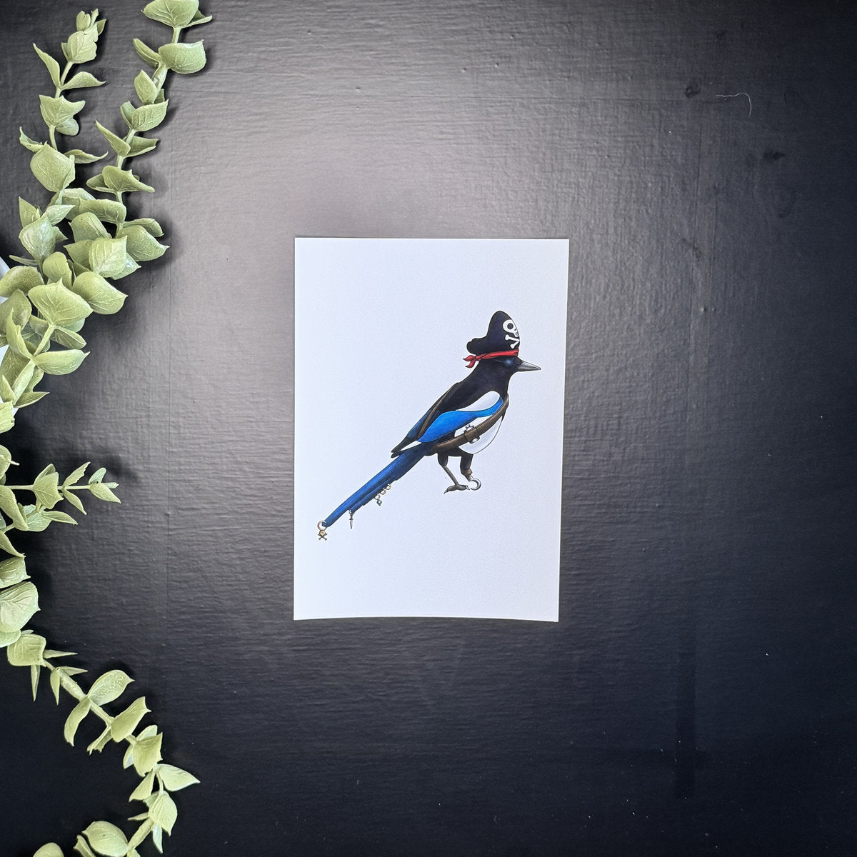 Marauding Magpie - Art Print