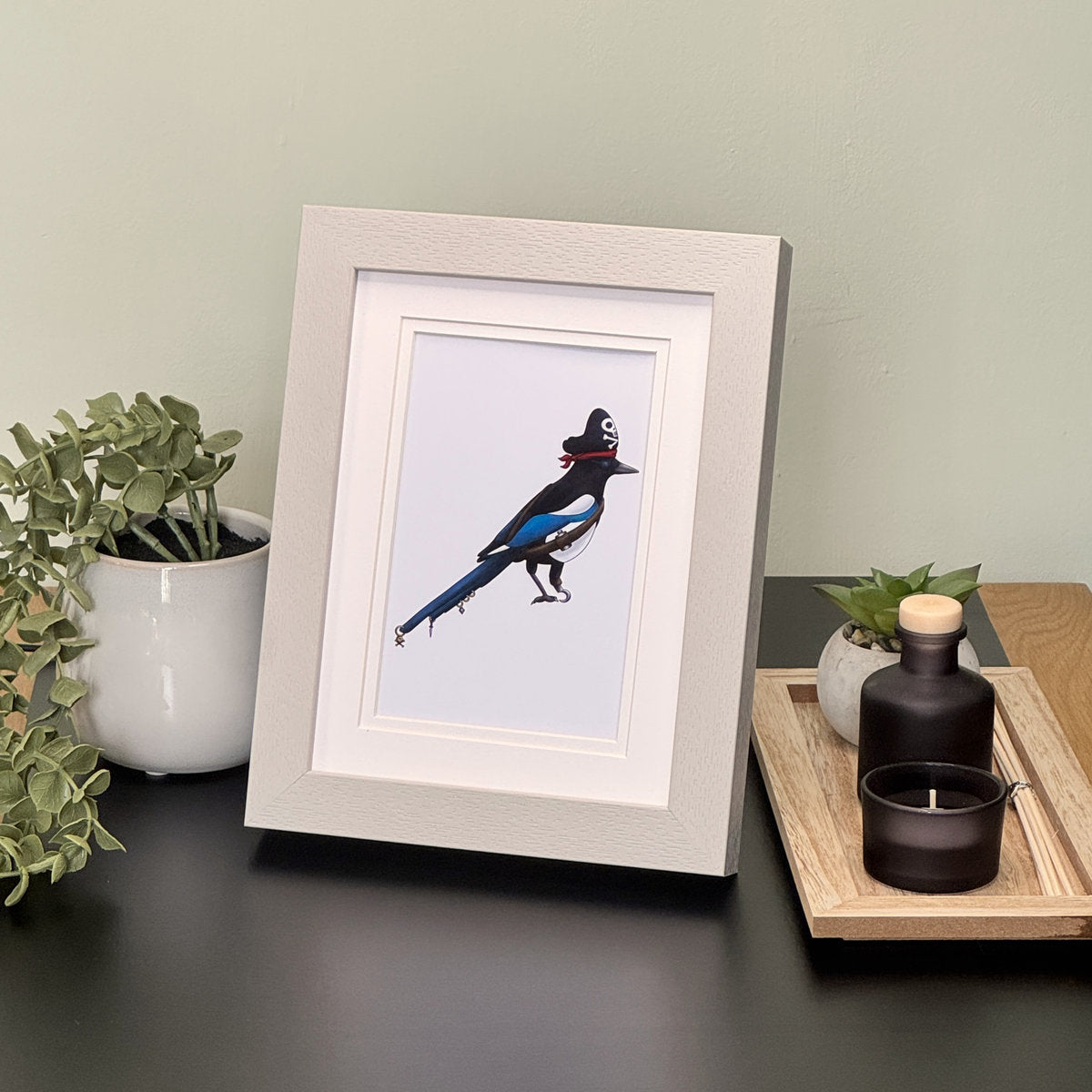 Marauding Magpie - Art Print