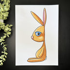Meh Bunny - Art Print