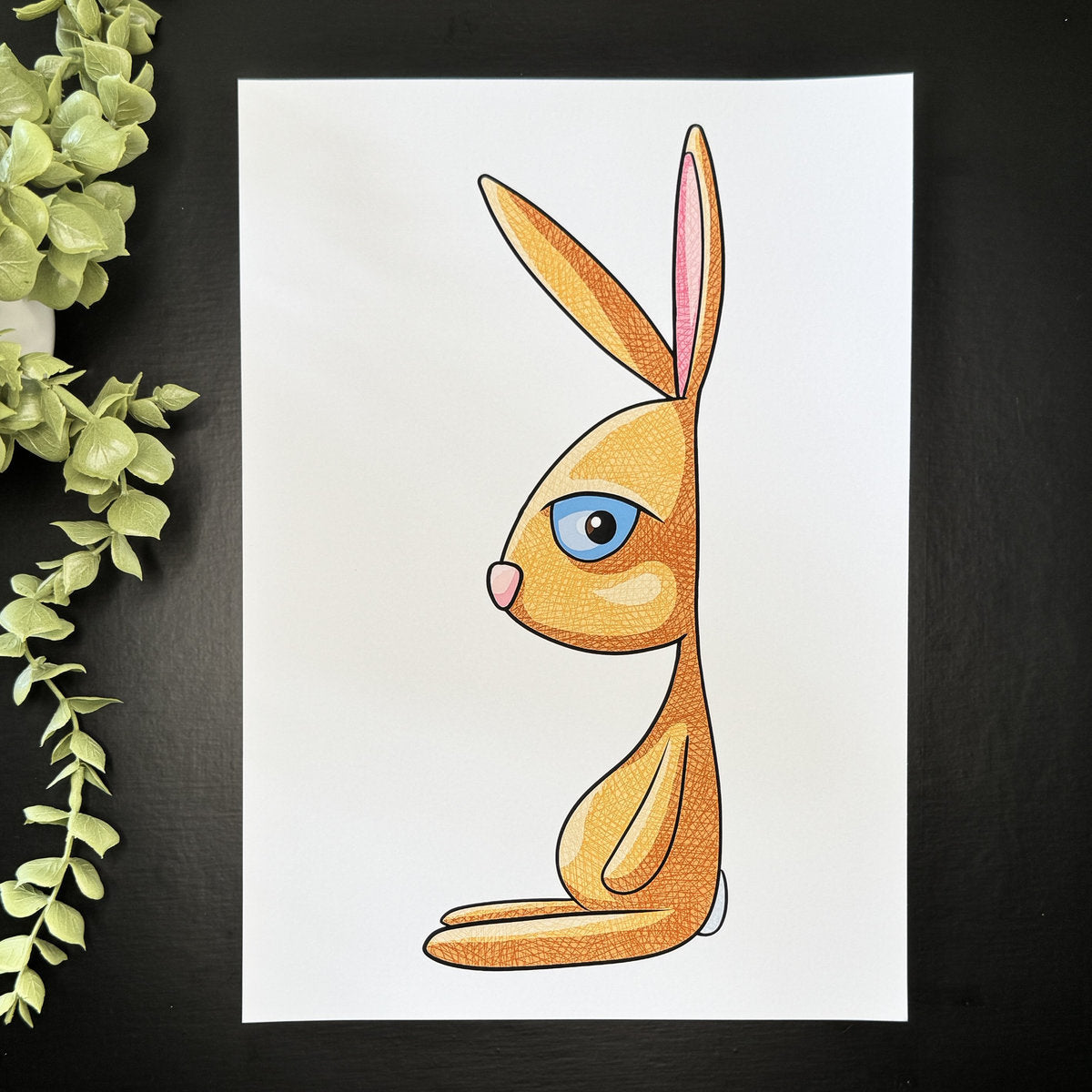 Meh Bunny - Art Print