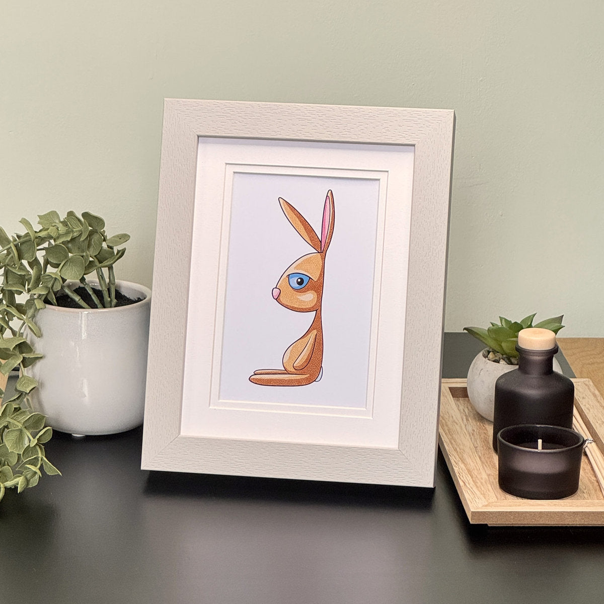 Meh Bunny - Art Print