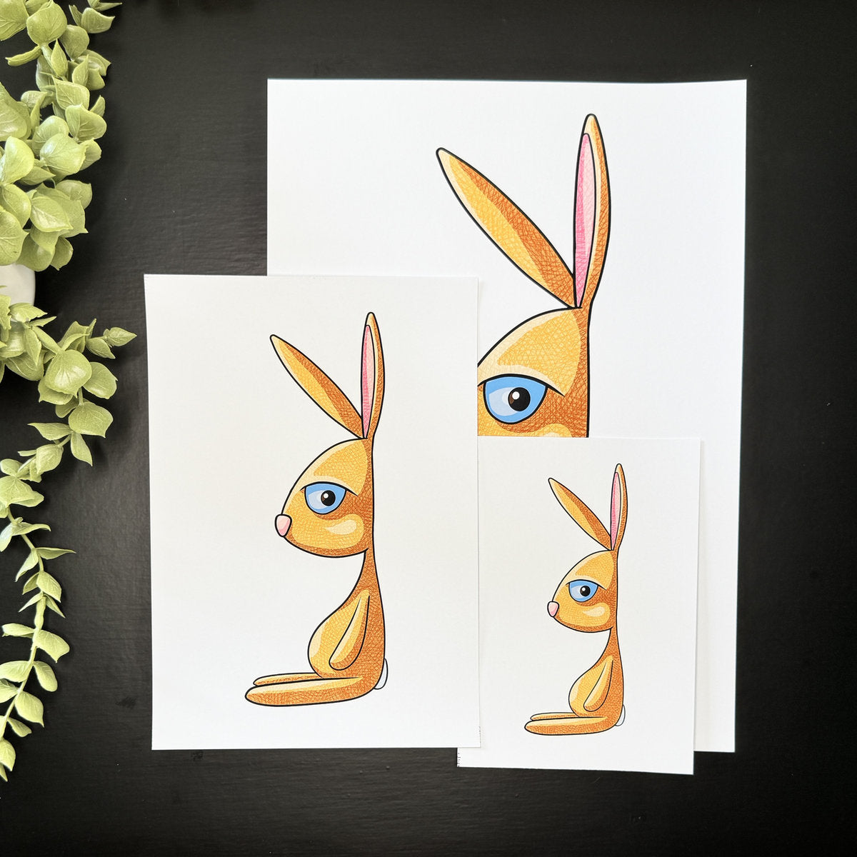 Meh Bunny - Art Print