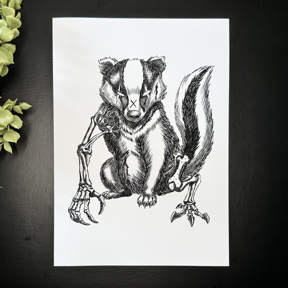Modified Badger - Art Print