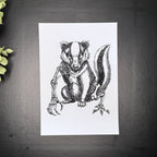 Modified Badger - Art Print