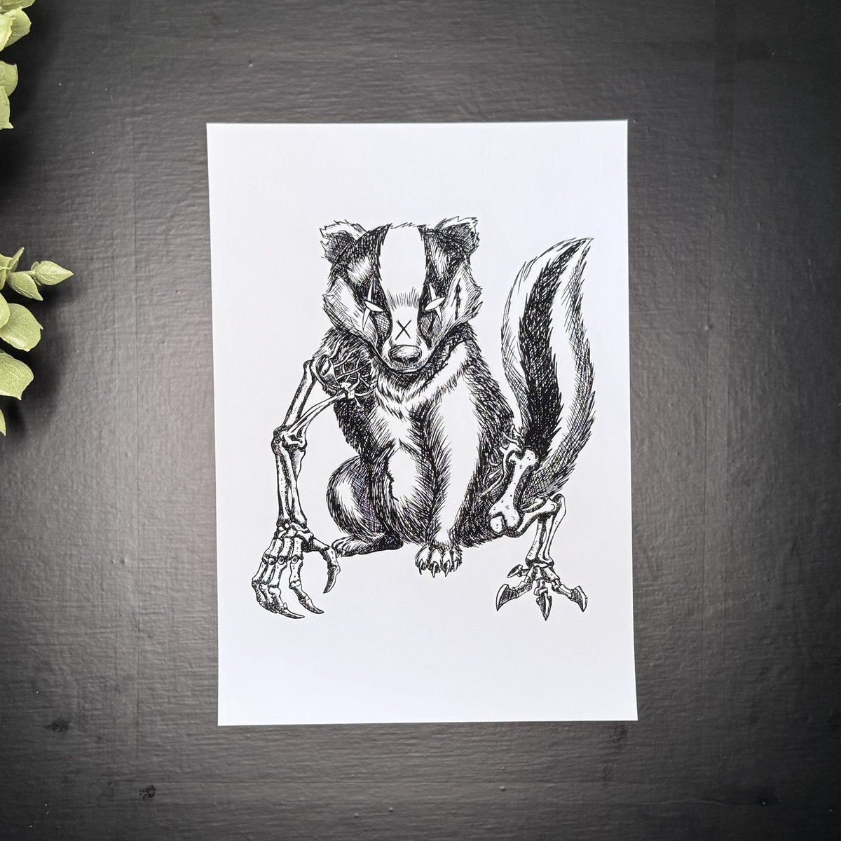 Modified Badger - Art Print
