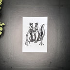 Modified Badger - Art Print