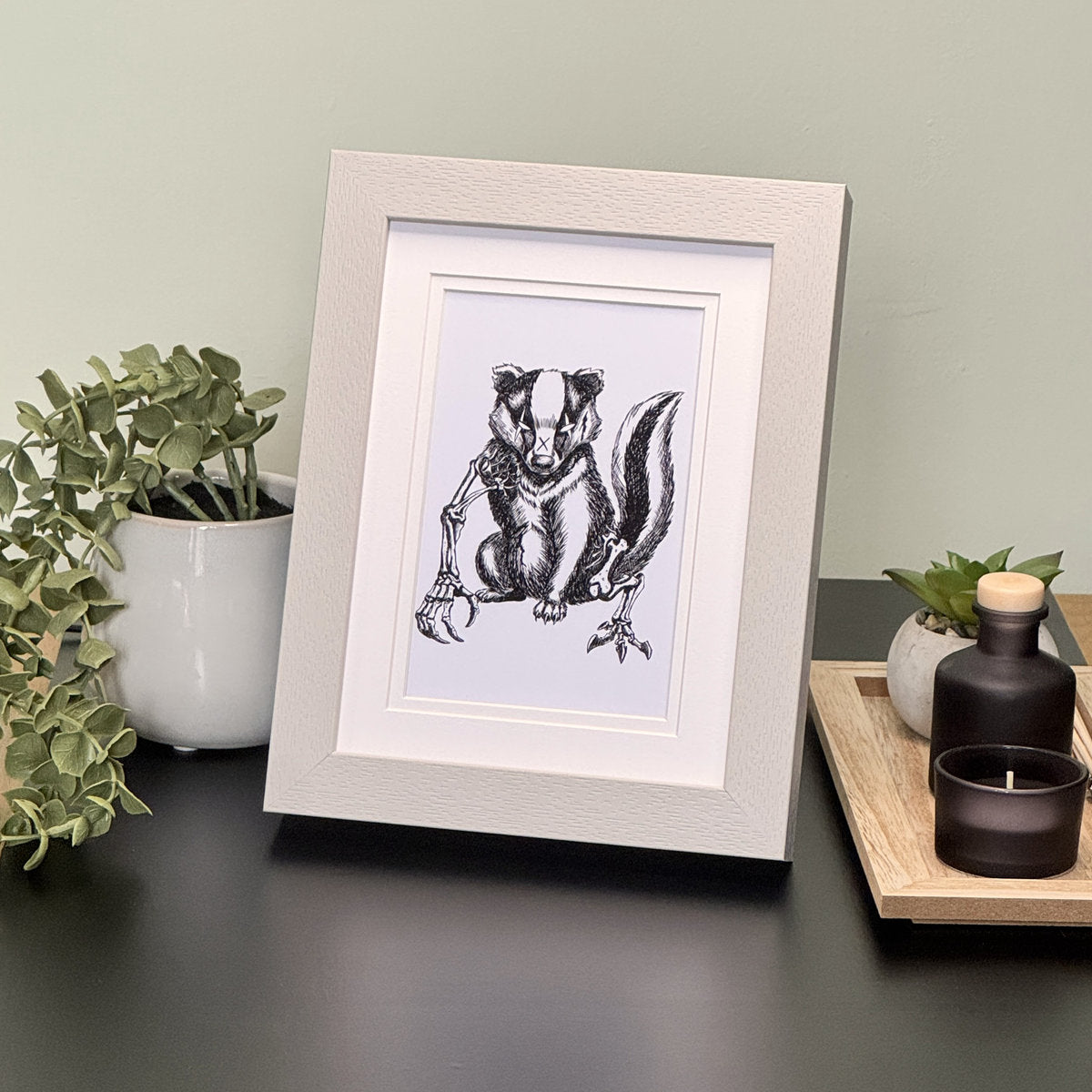 Modified Badger - Art Print