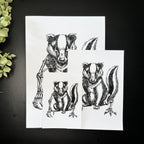 Modified Badger - Art Print