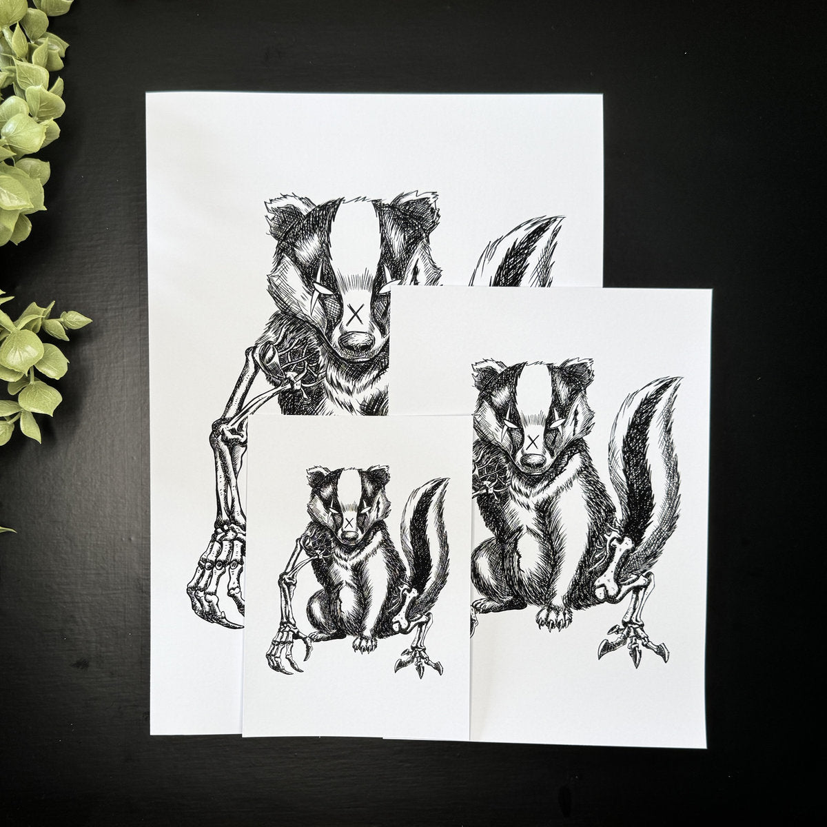 Modified Badger - Art Print