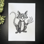 Modified Fox - Art Print