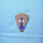 Peacock - Wooden Pin