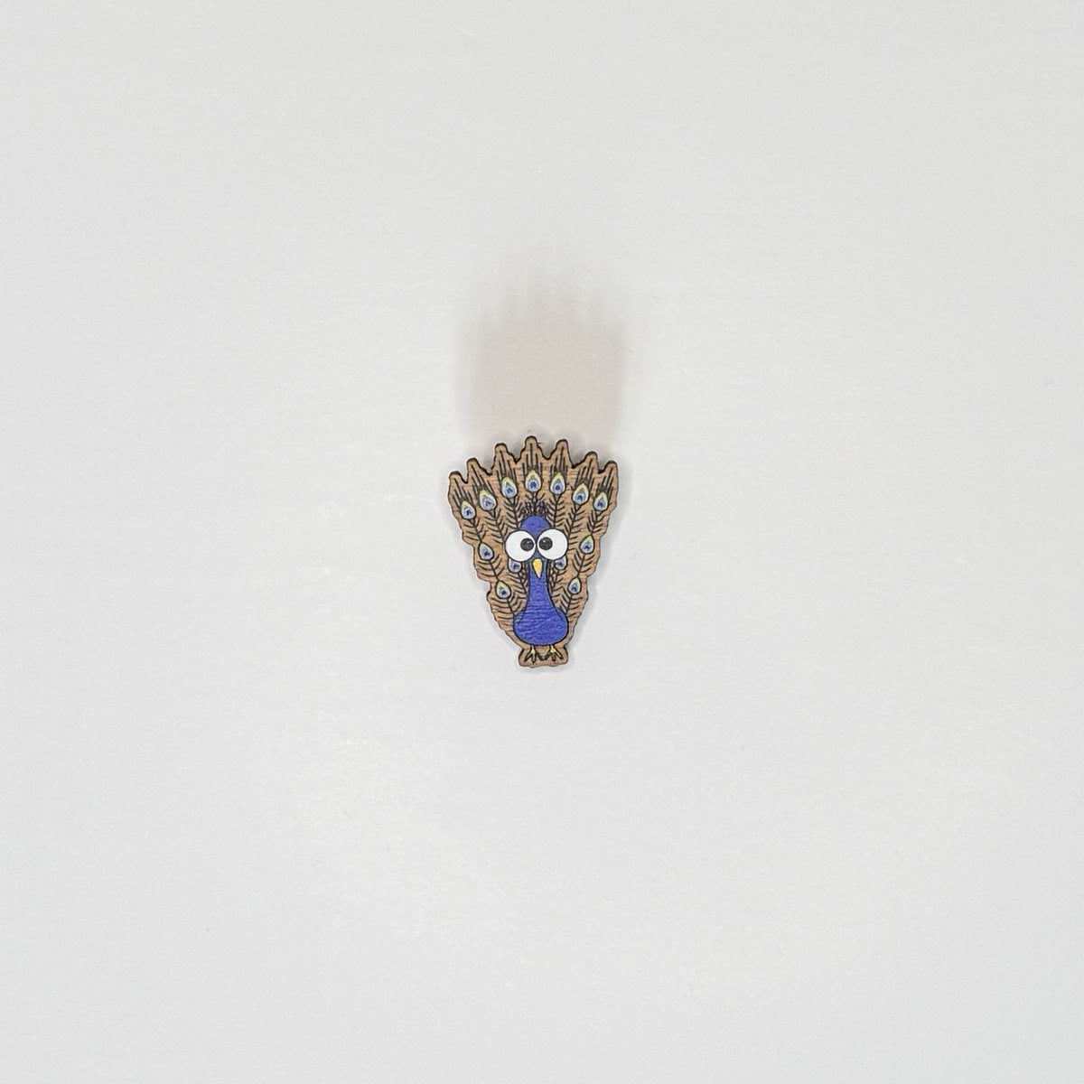 Peacock - Wooden Pin