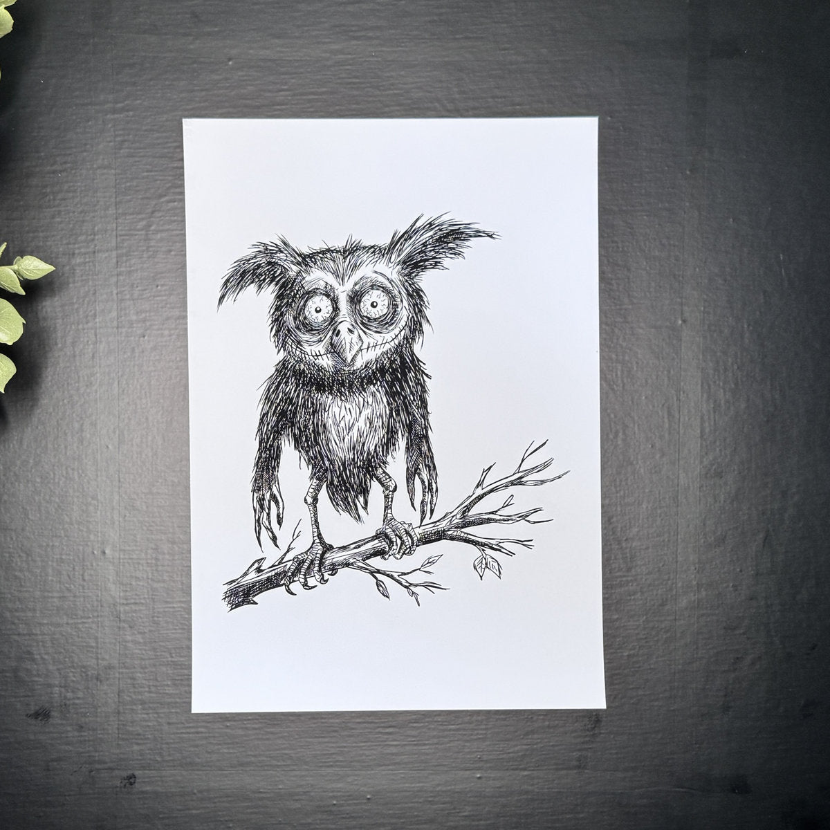 Perturbed Owl - Art Print